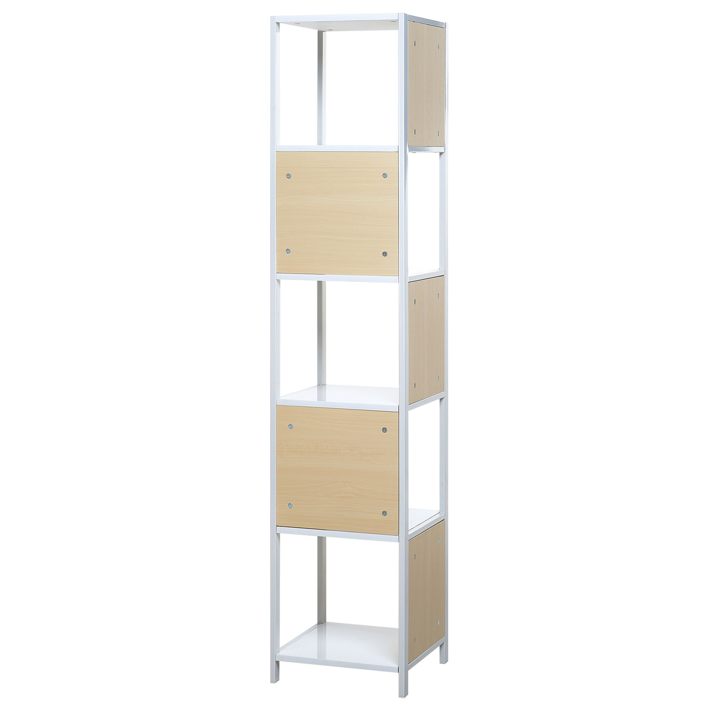 Bücherregal mit 5 Fächern BOGOTA 165 cm Weiss