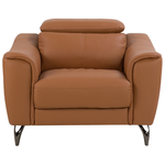 Sessel NARWIK Echtleder Braun