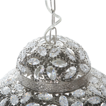 Hängelampe Nickel Blumenmuster BANDAMA