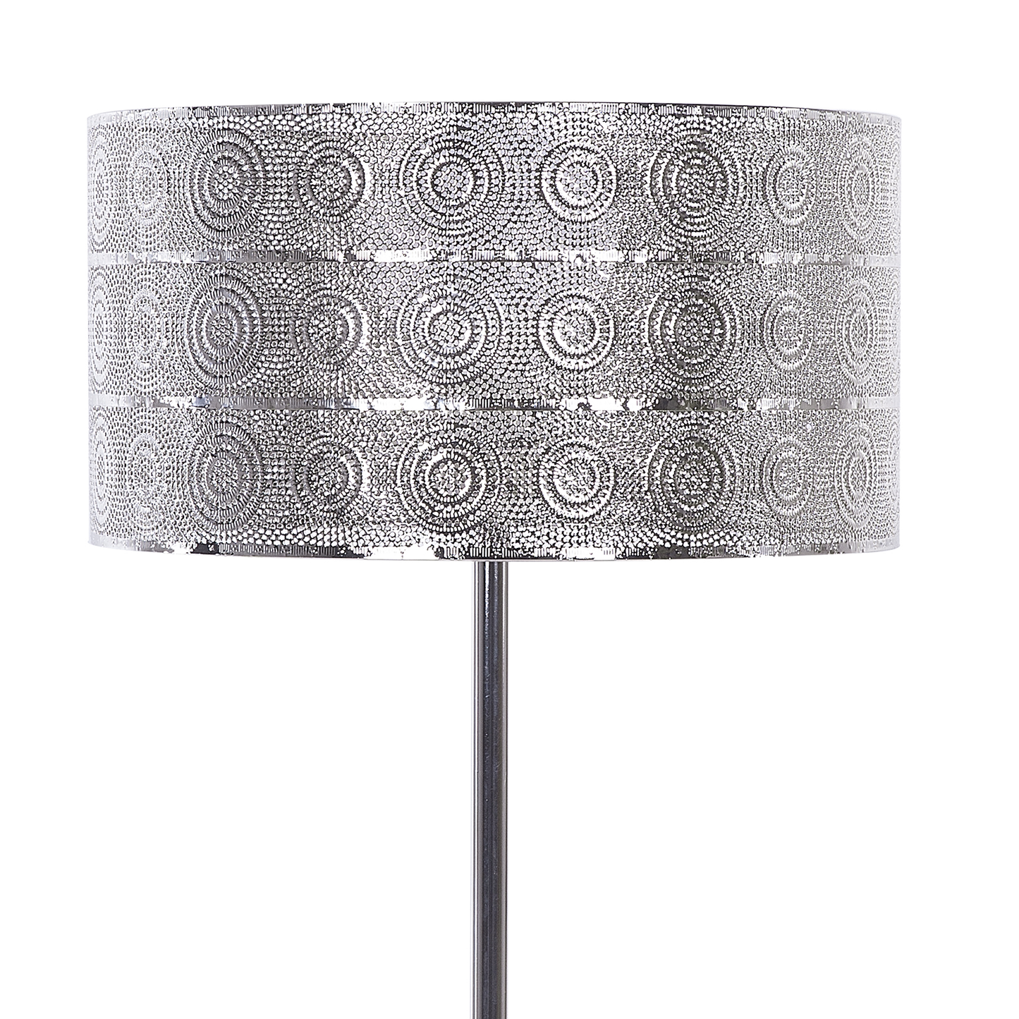 Stehlampe Nickel 147 cm Trommelfrom NUON