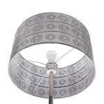 Stehlampe Nickel 147 cm Trommelfrom NUON
