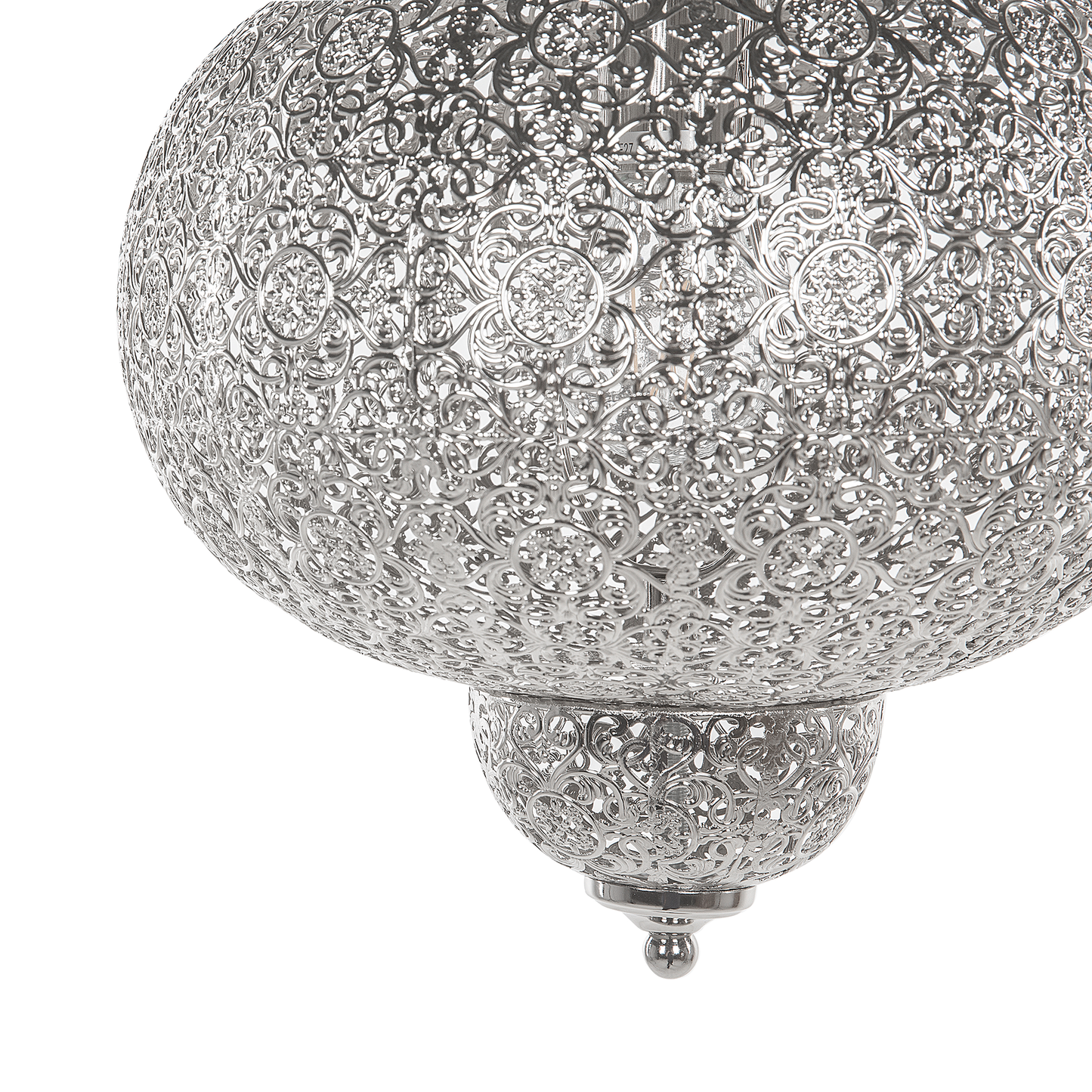 Hängelampe Nickel Kugelform TYNE