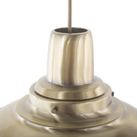 Hängelampe messing Glockenform PINEGA