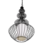 Hängelampe KOLVA Metall Schwarz