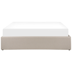 Bett mit Stauraum Stoff DINAN 160 x 200 cm Beige