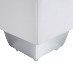 Boxspringbett Kunstleder PRESIDENT 140 x 200 cm Weiss