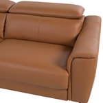 Sofa Set Leder goldbraun 4-Sitzer NARWIK