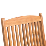 Set mit 2 Stühlen Holz Dunkelrot MAUI