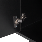 Sideboard mit 2 Türen BLACKPOOL 75 cm Braun / Schwarz