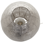 Tischlampe Nickel 30 cm Laternenform MARINGA