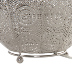 Tischlampe Nickel 30 cm Laternenform MARINGA
