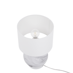 Tischleuchte UELE Metall Hellgrau