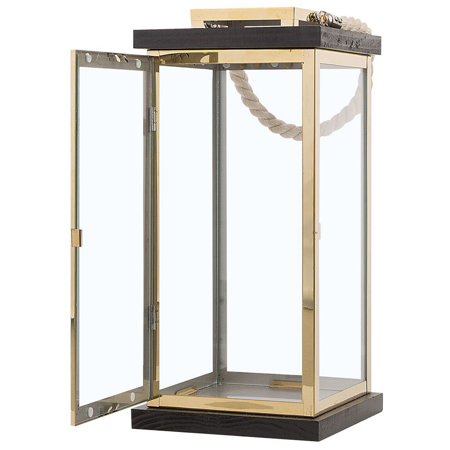 Laterne BORNEO Metall 41 cm Messing