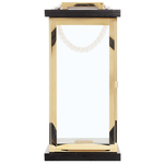 Laterne BORNEO Metall 41 cm Messing