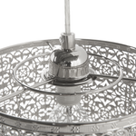 Hängelampe Nickel Trommelform OSUN