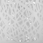 Hängelampe weiss Trommelform SANAGA