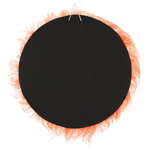 Wanddekoration Federn korallenrot ⌀ 60 cm JUJU