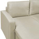 Schlafsofa 5-Sitzer Polsterbezug beige SOMMEN