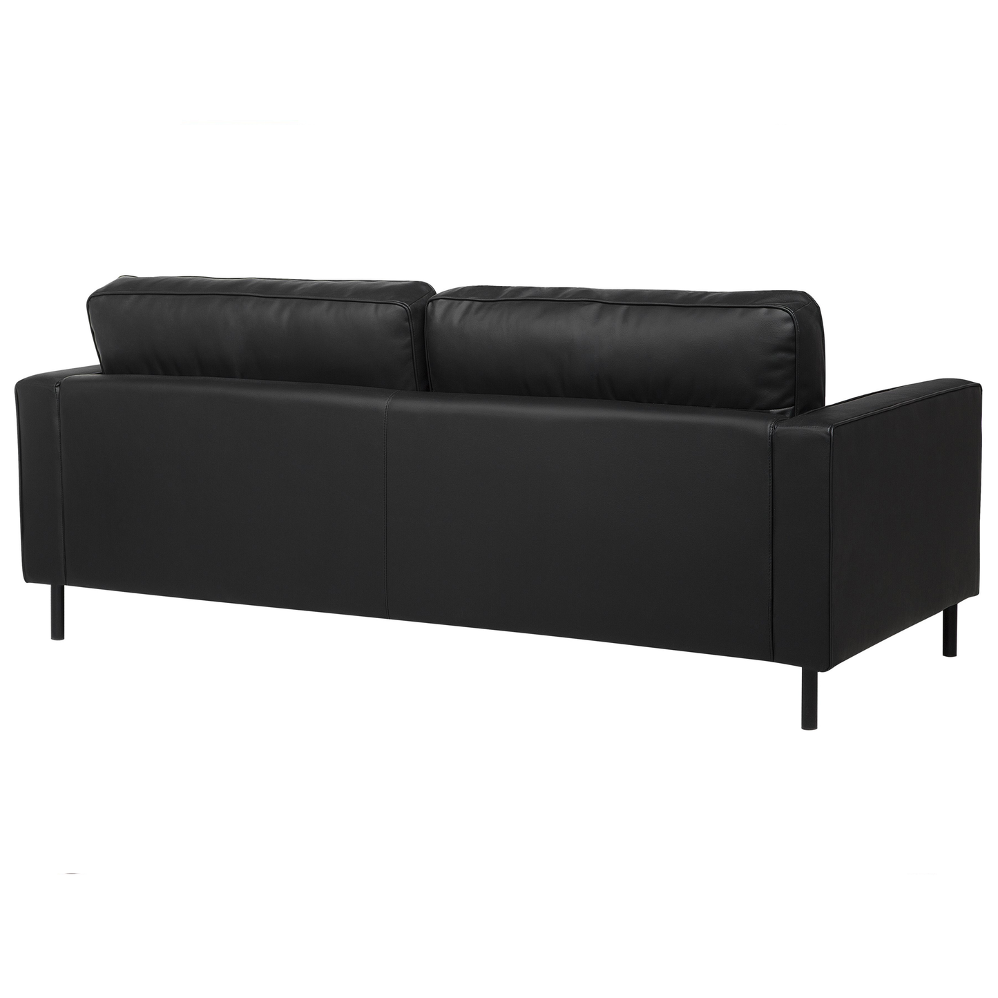 3-Sitzer Sofa Leder schwarz SAVALEN
