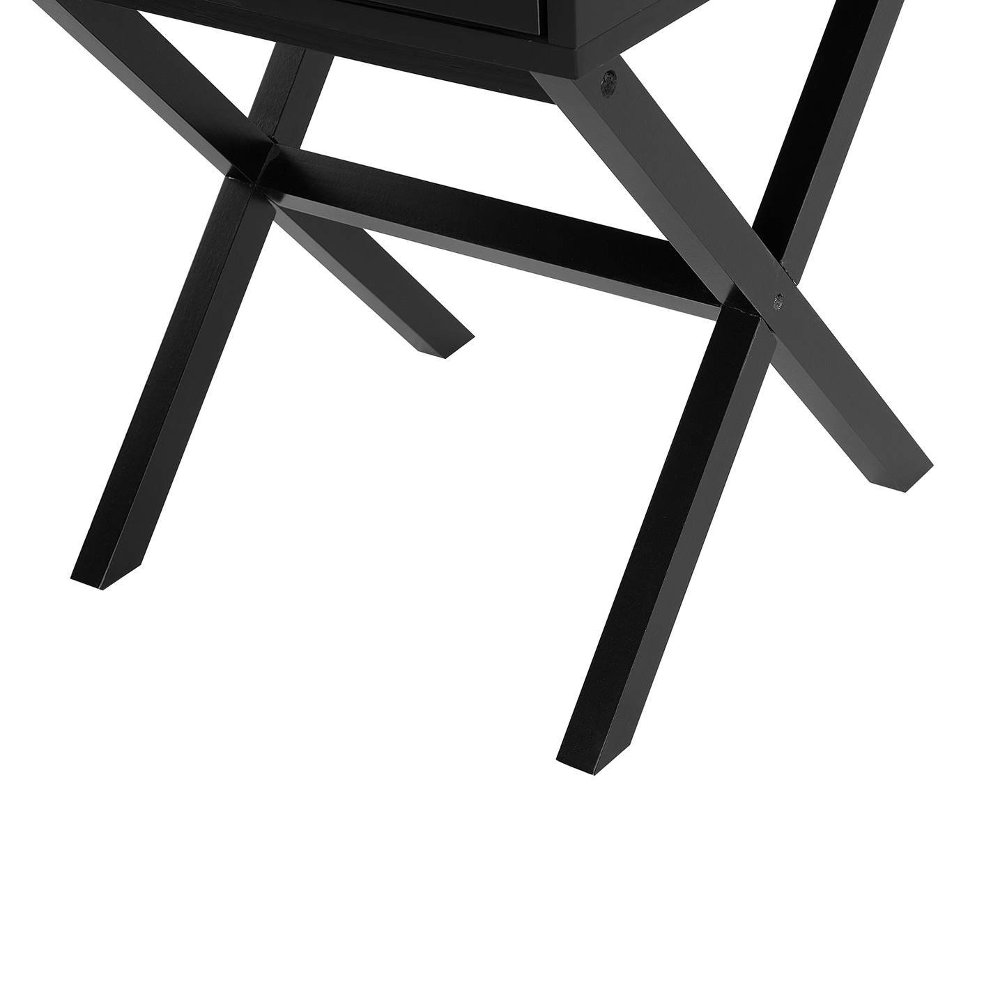 Nachttisch mit 1 Schublade MONROE Schwarz