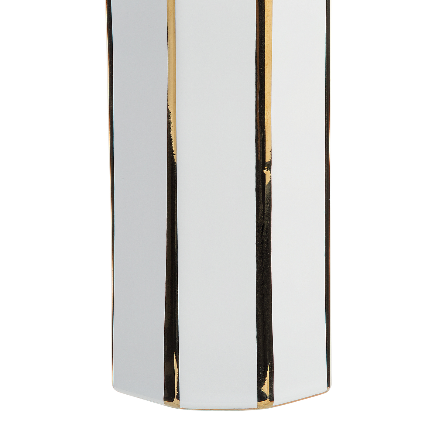 Blumenvase ESTELLA Keramik 40 cm Weiss