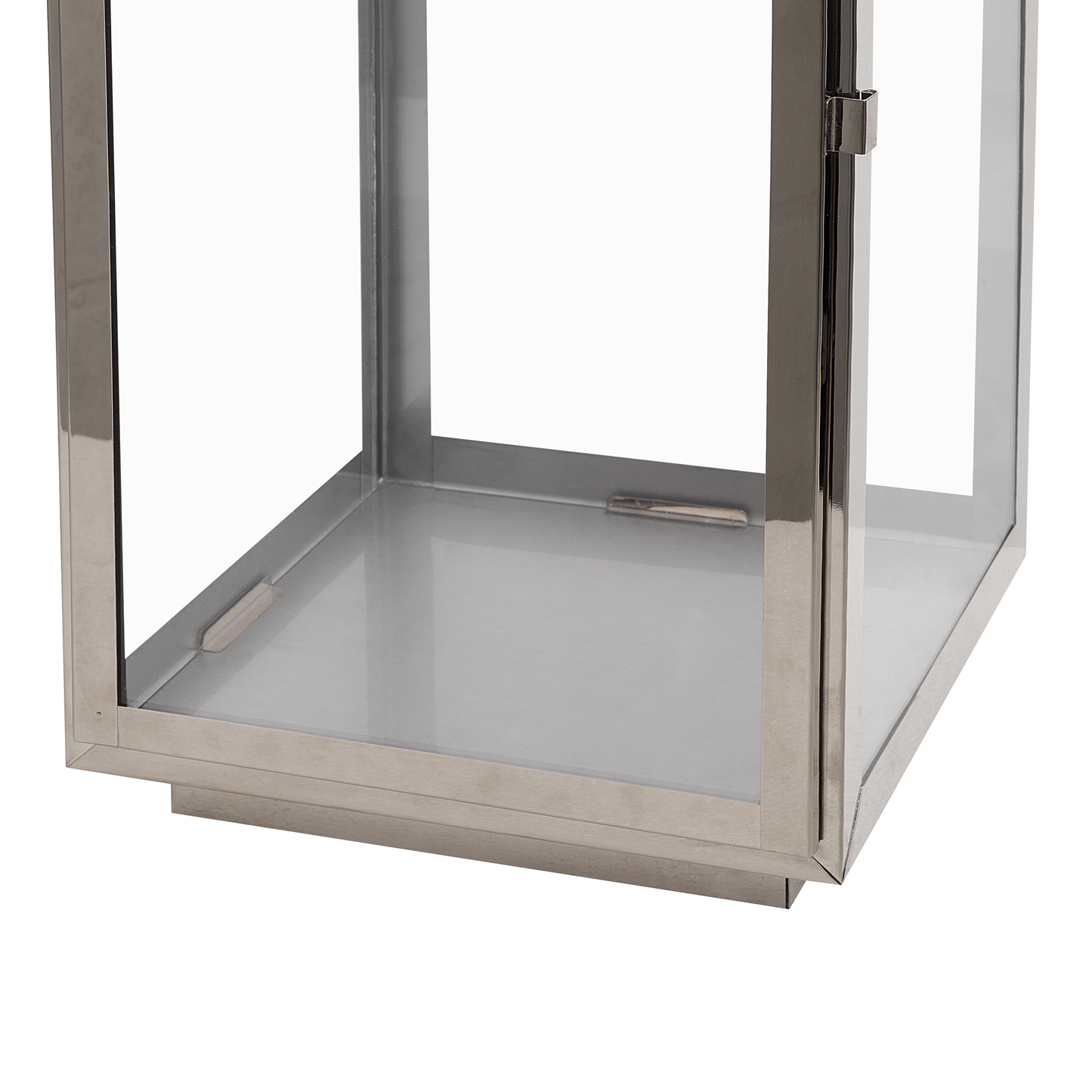 Laterne BALI Edelstahl 55 cm Silber