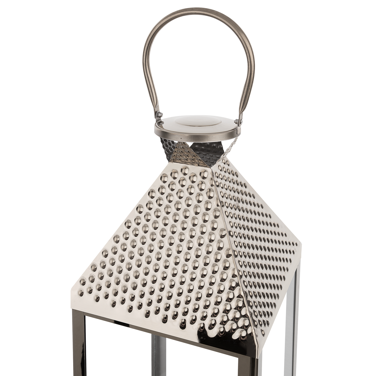 Laterne BALI Edelstahl 55 cm Silber