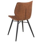 Esszimmerstuhl 2er Set LISLE Goldbraun