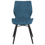 Esszimmerstuhl 2er Set LISLE Seeblau
