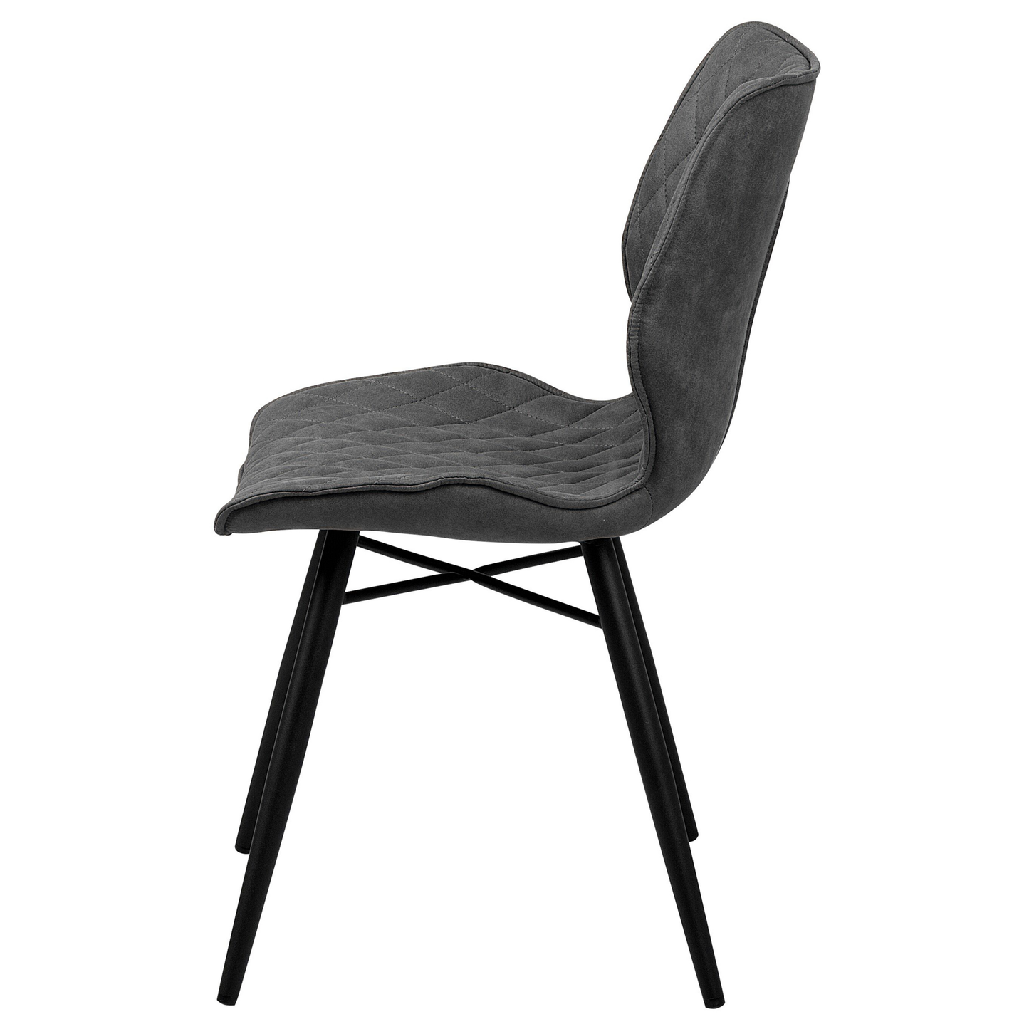 Esszimmerstuhl 2er Set LISLE Grau