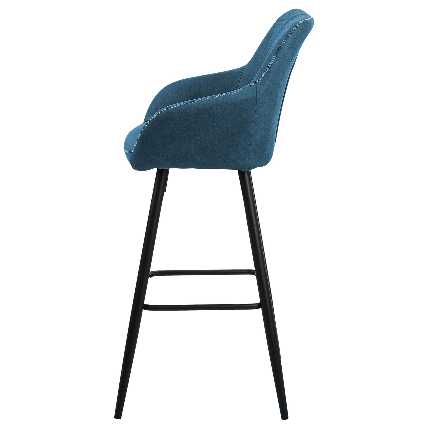 Set mit 2 Barstühlen DARIEN Seeblau