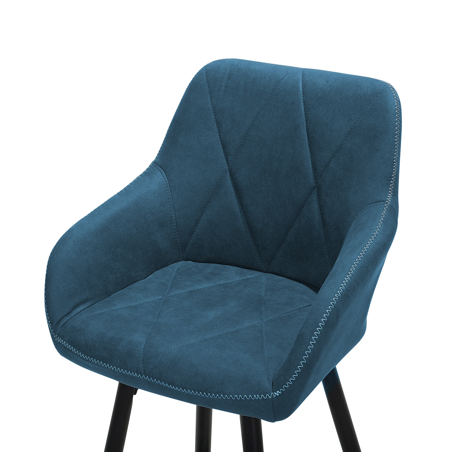 Set mit 2 Barstühlen DARIEN Seeblau