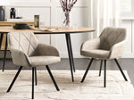 Esszimmerstuhl 2er Set MONEE Beige