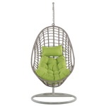 Hängesessel mit Gestell ARPINO Polyrattan Beige