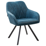 Esszimmerstuhl 2er Set MONEE Seeblau