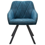 Esszimmerstuhl 2er Set MONEE Seeblau