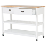 Servierwagen NAVARINO Holz Weiss