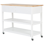 Servierwagen NAVARINO Holz Weiss