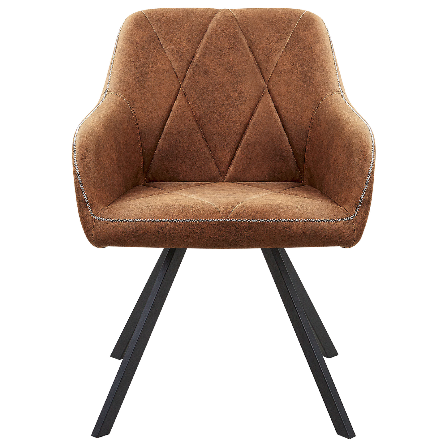 Esszimmerstuhl 2er Set MONEE Goldbraun