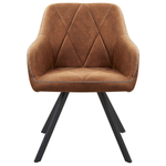 Esszimmerstuhl 2er Set MONEE Goldbraun