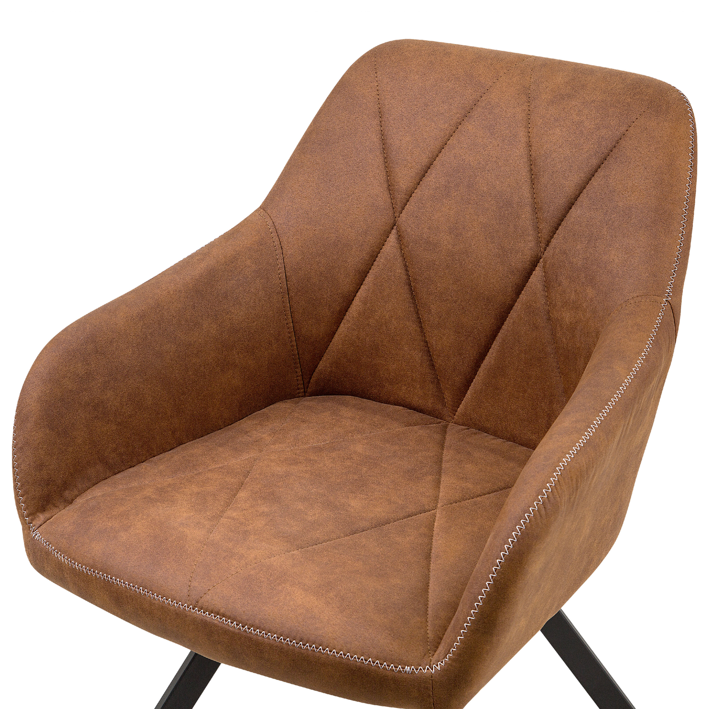 Esszimmerstuhl 2er Set MONEE Goldbraun