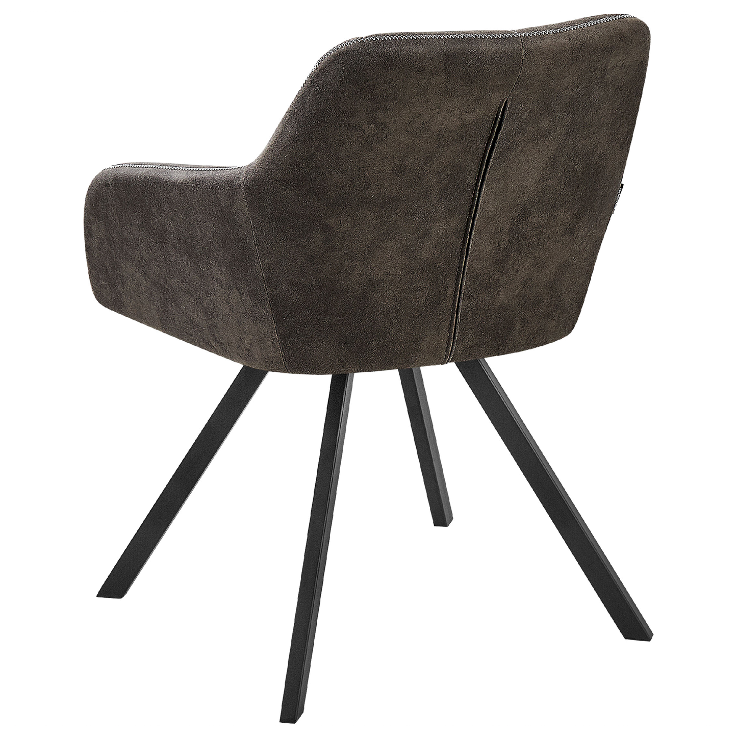 Esszimmerstuhl 2er Set MONEE Dunkelgrau