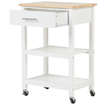 Servierwagen HIUMA Holz Weiss