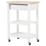 Servierwagen HIUMA Holz Weiss