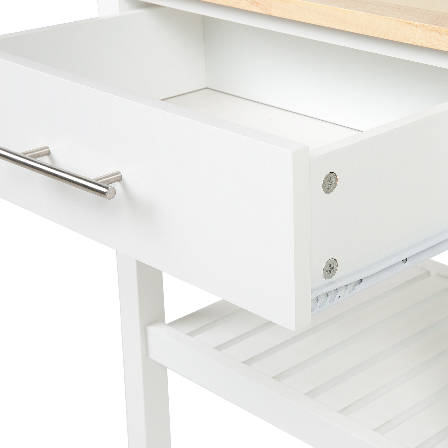 Servierwagen HIUMA Holz Weiss