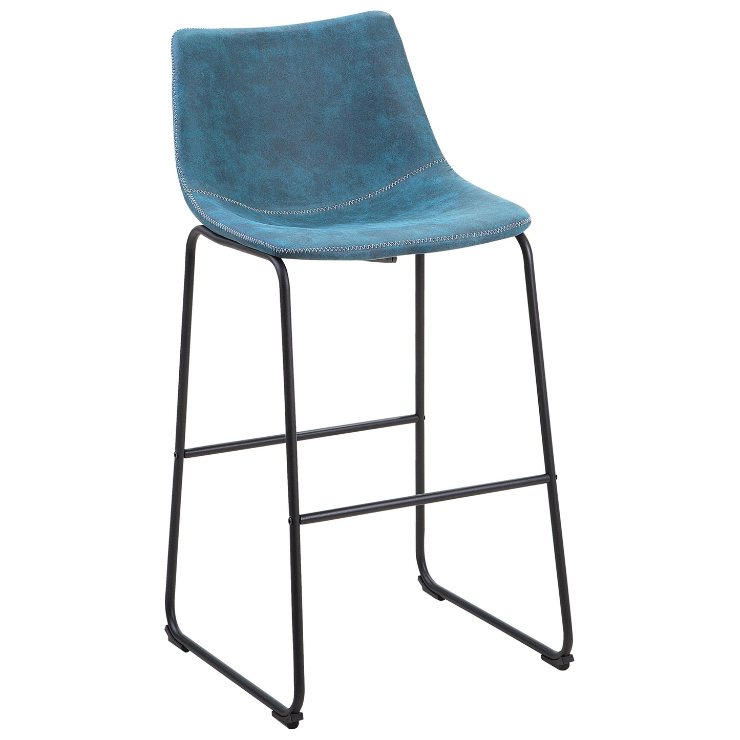 Set mit 2 Barstühlen FRANKS Seeblau