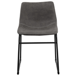 Esszimmerstuhl 2er Set BATAVIA Dunkelgrau