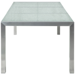 Gartentisch Set Glas Beige GROSSETO