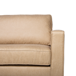 Sofa Set Lederoptik beige 4-Sitzer SAVALEN