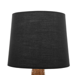Tischlampe schwarz / kupfer 47 cm rund ABRAMS